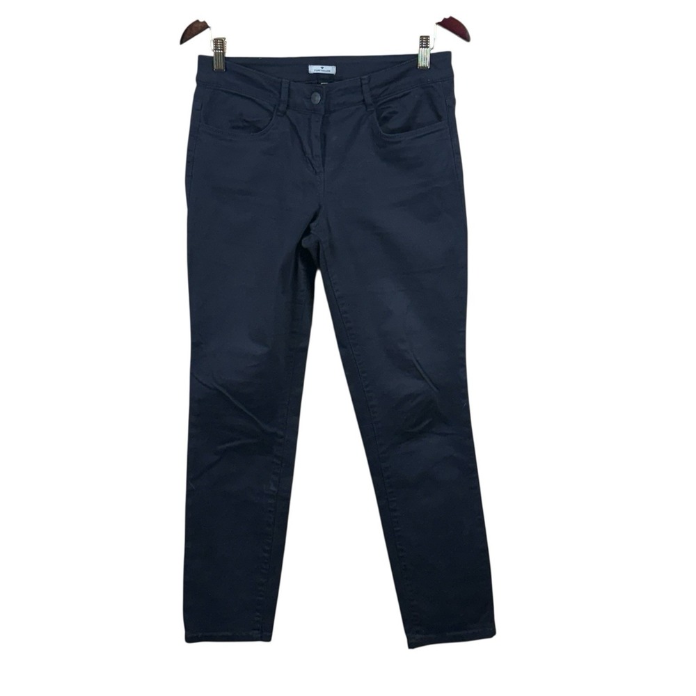 Tom Tailor Alexa Pants 38 (31 x‎ 29.5) Straight Black EUC